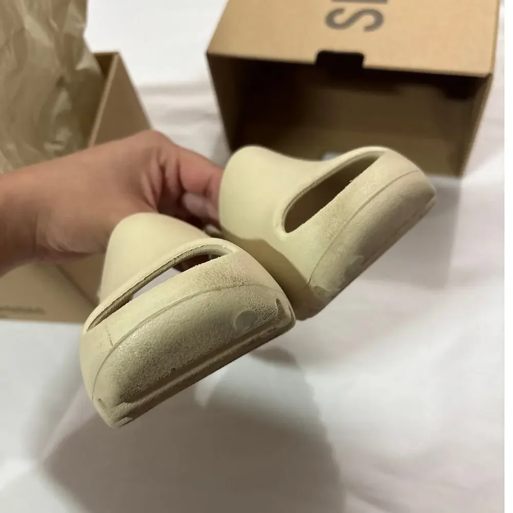 Adidas Kids 5 Toddler Yeezy Slides Bone Designer Comfortable Streetwear Summer